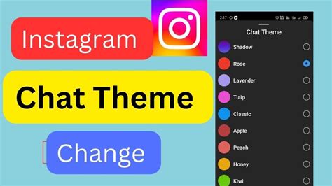 How To Change Chat Color Theme On Instagram Change Chat Theme Colors