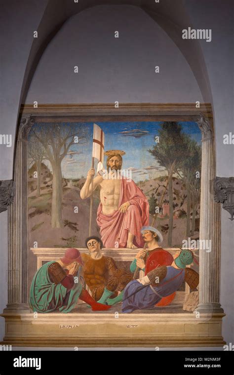 Die Auferstehung Piero Della Francesca 1460 Museo Civico