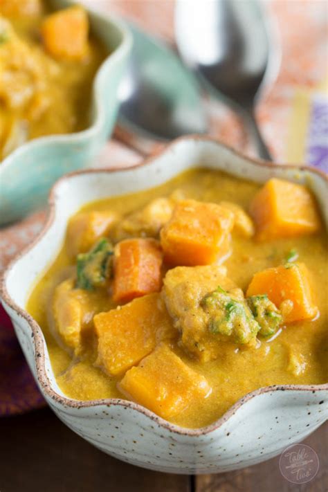 Slow Cooker Pumpkin Coconut Curry Paleo Friendly Slow Cooker Recipe Pumpkin Puree And