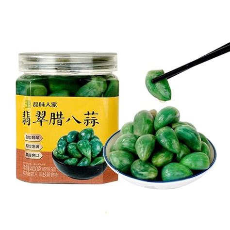 腊八蒜 翡翠绿蒜 新鲜绿蒜 Laba Garlic Jade Garlic Fresh Green Garlic