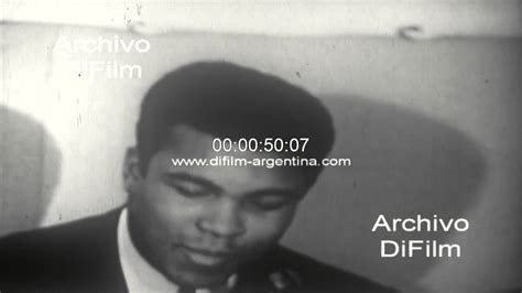 Difilm Usa Press Conference Of Cassius Clay 1966 Youtube