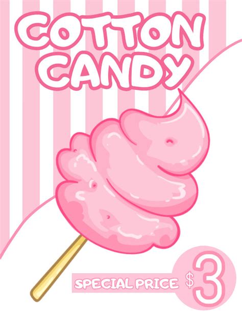 Cotton Candy Template Postermywall