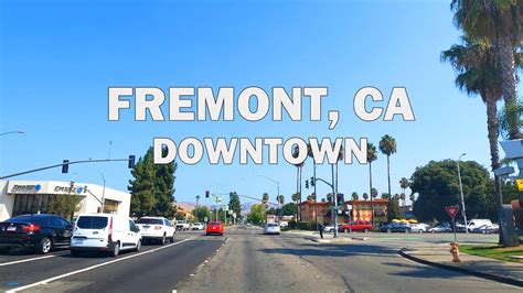 Fremont Ca Driving Downtown 4k Youtube