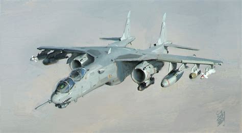 Photo Paintoverkitbash A Heavy Attack Aircraft Made From Two Harriers