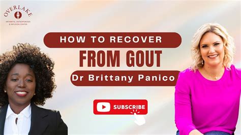 Health Talk With Dr Brittany Panico How To Recover From Gout Youtube