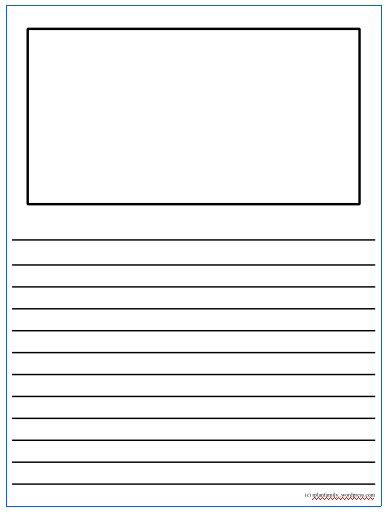 Blank Printable Storyboards Writing Paper Template