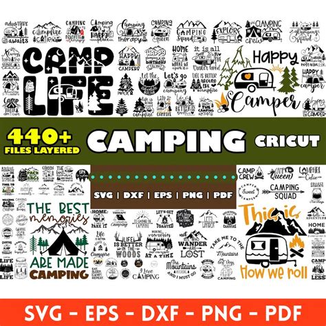 Camping SVG Bundle Camping Crew SVG Camp Life SVG Funny Camping Svg