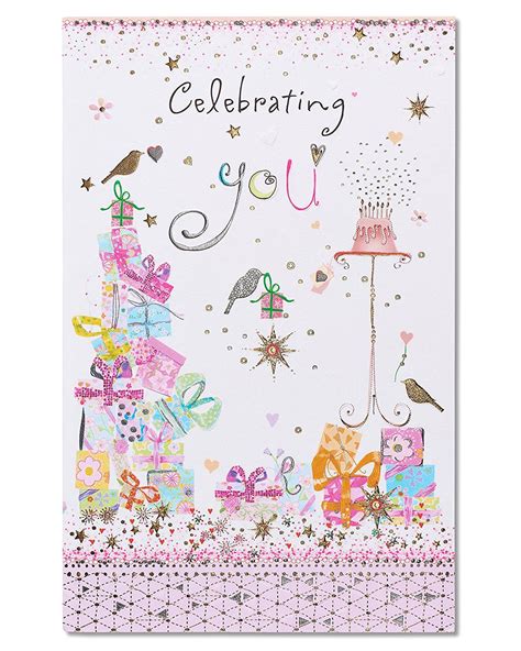 American Greetings Celebrating You Birthday Card With Foil