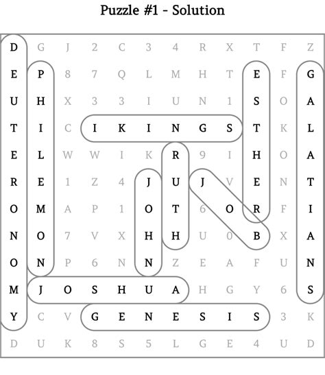 Bible Word Search Puzzle 1 Reflectionsaboutlifedotcom