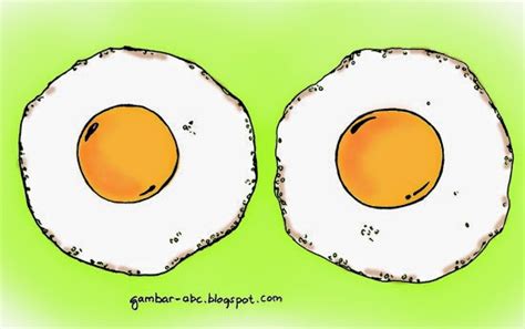 Kumpulan gambar hitam putih bw untuk diwarnai. Mewarnai Telur Ceplok Mata Sapi - BELAJAR MEWARNAI