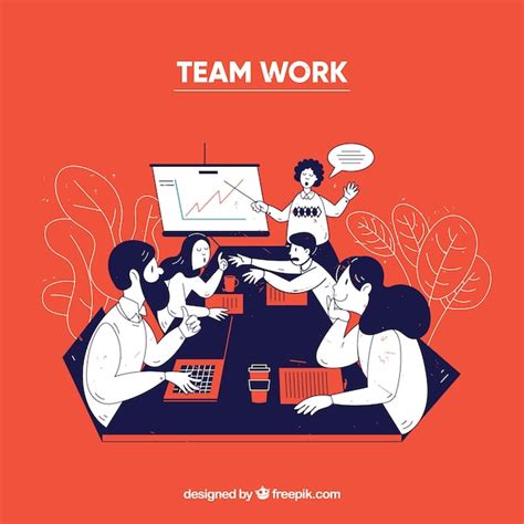 Business Teamwork Concept Vector Free Download