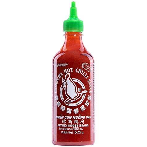 Flying Goose Sriracha Hot Chilli Sauce Original 15 38fl Oz 455ml Poppin Candy