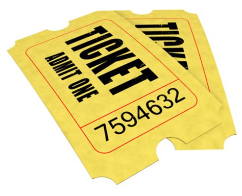 Download High Quality Ticket Clipart Transparent Transparent Png Images