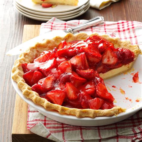 Strawberry Cream Cheese Pie Recipe How To Make It Taste Of Home