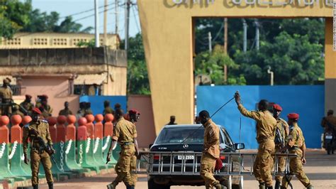 Burkina Faso Coup Us Warns Against Travel There Cnn