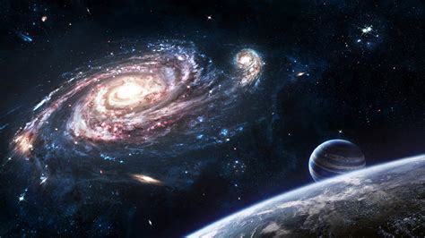 Universe Galaxy Planet Stars Wallpapers Hd Desktop And Mobile