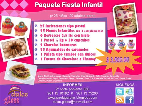 Dulce Glass: PAQUETES