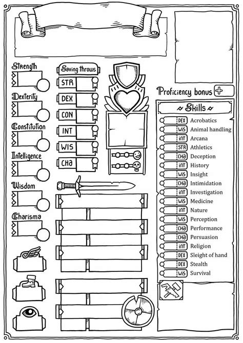 Pin By Eric Danforth On Dnd Dnd Character Sheet Rpg Character Sheet