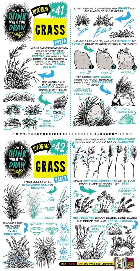 How To Draw Grass Tutorial By Etheringtonbrothers On Deviantart How To
