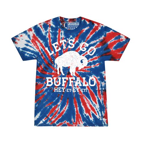 Lets Go Buffalo Tie Dye T Shirt My Buffalo Shirt