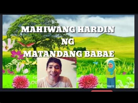 ANG MAHIWAGANG HARDIN NG MATANDANG BABAE KWENTONG PAMBATA FILIPINO