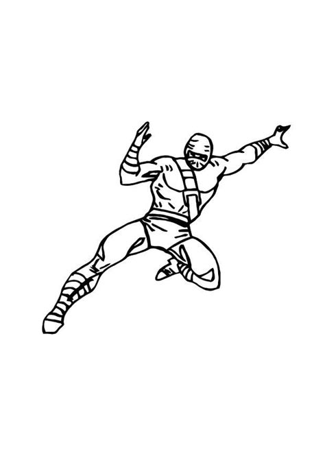 343 x 480 png pixel. Kleurplaat ninja. Gratis kleurplaten om te printen.