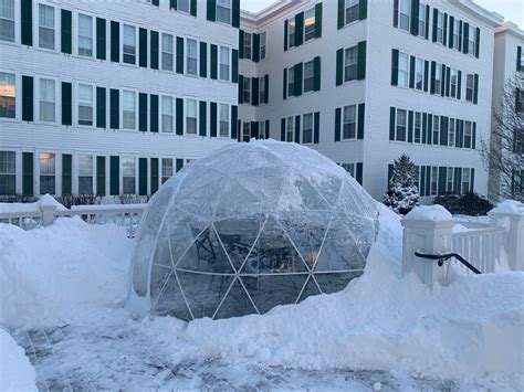 Dine Inside A Private Igloo With Your Very Own Heater At The Equinox