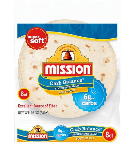 Carb Balance Soft Taco Flour Tortillas Mission Foods Soft Tacos