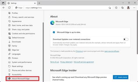 How To Update Microsoft Edge Browser In Windows 11