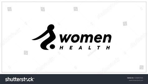 Women Health Logo Design Inspiration Royalty Free Stock Vector