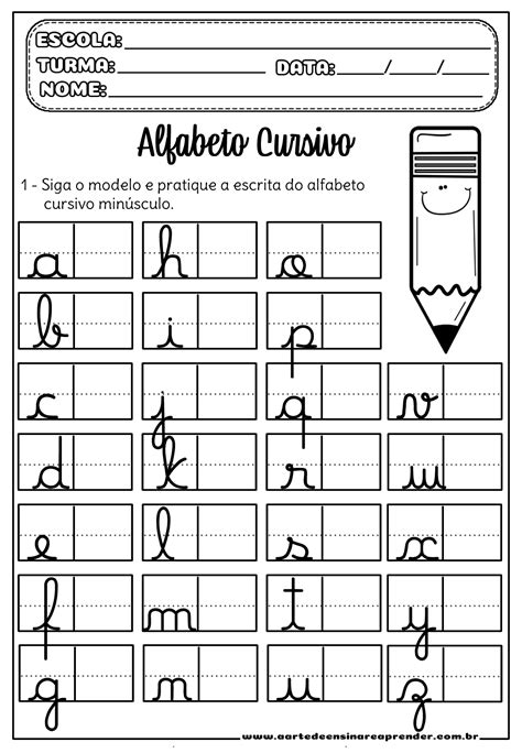 Atividades De Alfabeto Cursivo Letra Cursiva Escola Educacao Images