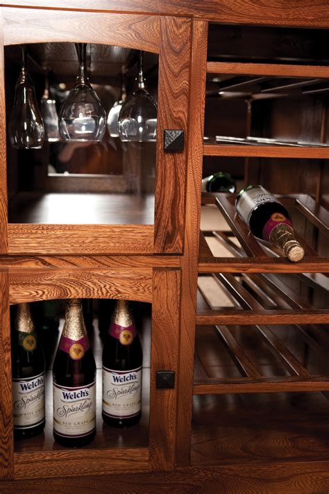 Amish Made Shaker Wine Cabinet