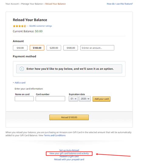 When you apply an amazon.co.uk gift card to an order or add one to your account for future purchases, we store the available balance so you can view it at any time. How to Check Amazon Gift Card Balance without Redeeming