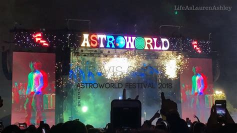 Travis Scott Astroworld Festival Nrg Park 2018 Youtube