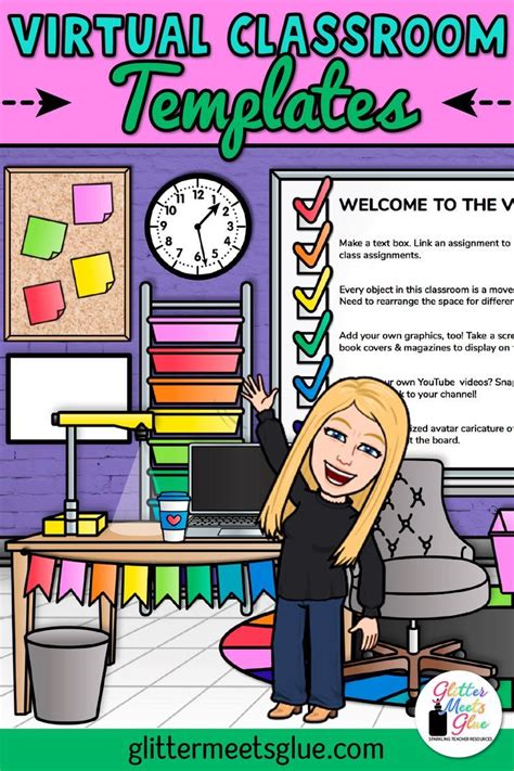 Pop on over to learn some tips & tricks on how free poster or art print of illustration of kids running around a race track. Virtual Classroom Templates for Elementary Teachers ...
