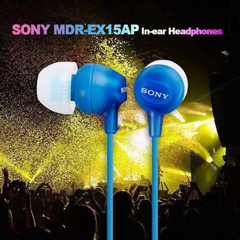 Sony Mdr Ex15ap In Ear Wired Earphones White