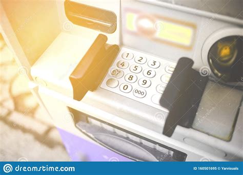 Ncr 6625 atm machine original used and refurbish 6625 atm bank machine specification product name ncr 6625 atm whole machine condition used or refurbish brand name ncr lead time in stock warranty 90 days product. Close-up Entering PIN Numbers Buttons ATM On Bank Machine ...