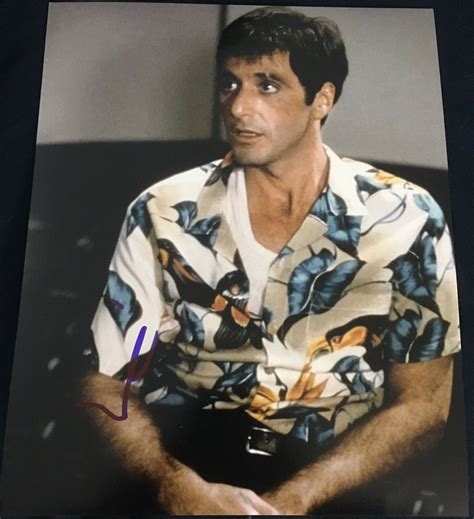 Al Pacino Signed Autograph Classic Scene Famous Scarface 8x10 Photo