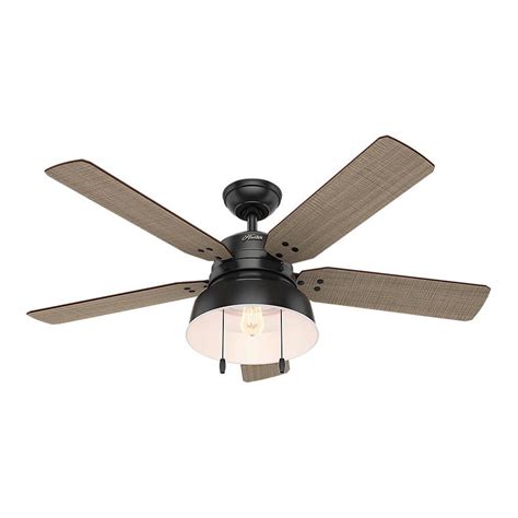 Palm cove 44 outdoor ceiling fan. Hunter Mill Valley 52 in. LED Indoor/Outdoor Matte Black ...