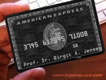 When you apply for a card account, we will ask for your name, address, date. MyPimpCard.com | Fake Black Card generator - Get a Black ...