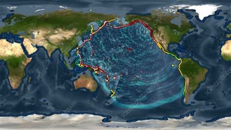 Tsunami In Cascadia 1700 Simulation Stock Video Clip K0056553 Science Photo Library