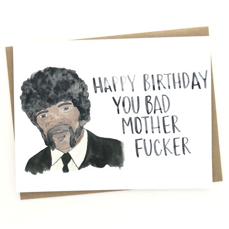 Pulp Fiction Birthday Card Etsy Birthday Cards Pulp Fiction Fiction