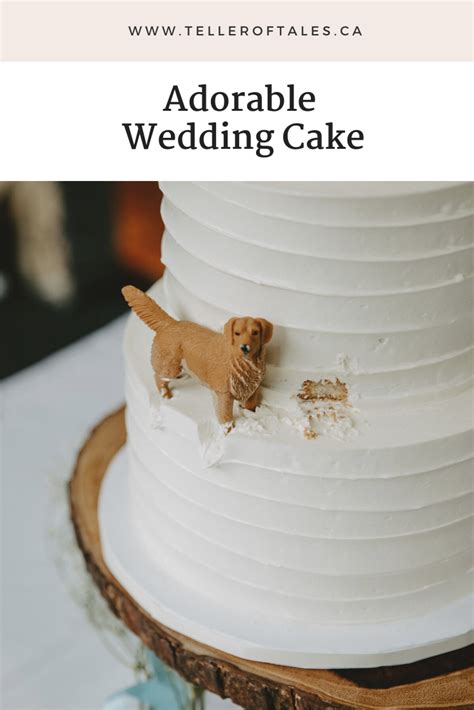 Cute Wedding Cake Ideas With Dogs Wedding Cakes Dog Dog Cake Topper