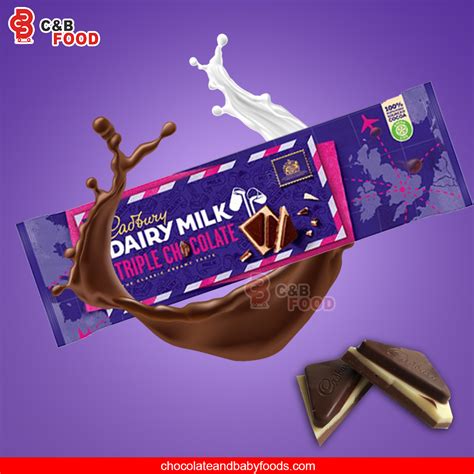 Cadbury Dairy Milk Triple Chocolate Bar 300g Cut Price Bd