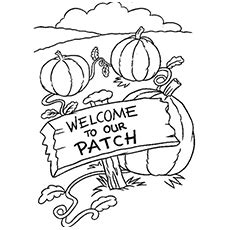 Pumpking patch colouring page | print and colour this fun picture of children playing in a pumpkin field at harvest time. Welcome Fall Coloring Pages at GetColorings.com | Free ...