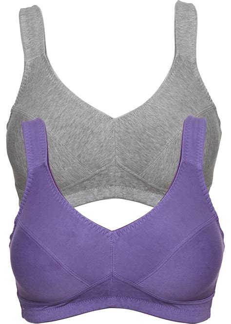 Nicht viele frauen trauen sich ohne bh rumzulaufen. BH ohne Bügel (2er-Pack) Bio-Baumwolle | Online shoppen ...