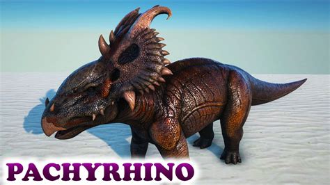 Ark Survival Evolved Pachyrhinosaurus The Nose Farting Machine