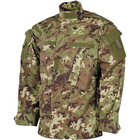 Mfh Acu Ripstop Field Jacket Vegetato Woodland Acu Military 1st