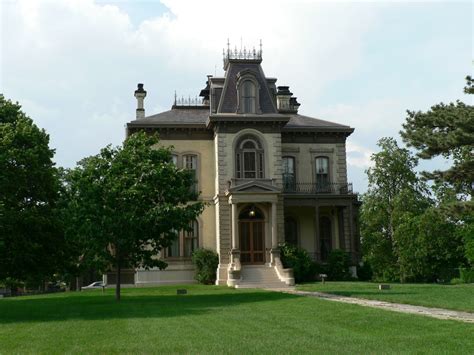 The historic david davis mansion located in bloomington, il. Bloomington, IL : David Davis Mansion photo, picture ...
