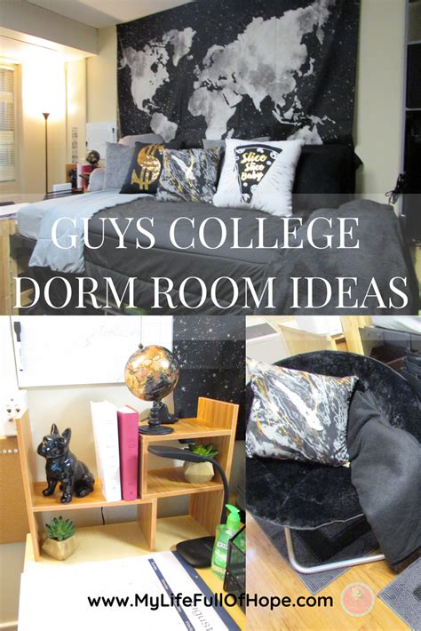 How To Decorate A Guy S Dorm Room Simple And Easy Ideas For